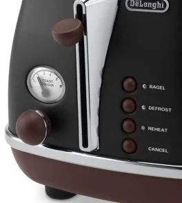Фото: Тостер DeLonghi CTOV2103.BK Icona Vintage № 5 | KTC