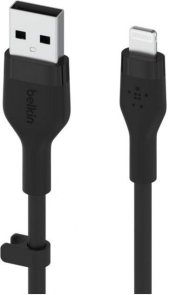 Кабель Belkin BoostCharge Flex AM / Lightning 2m Black (CAA008BT2MBK)