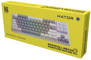 Клавіатура Hator Rockfall 2 Mecha Signature Edition USB White/Grey/White (HTK-521-WGW)