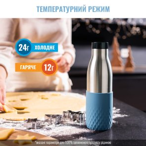 Термопляшка Tefal Bludrop Soft Touch 500 ml Blue (N3110710)