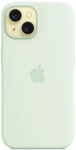 Фото: Чохол Apple for iPhone 15 - Silicone Case with MagSafe Soft Mint (MWNC3) № 3 | KTC