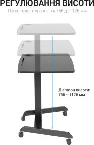 Фото: Стіл комп’ютерний OfficePro ODM380B № 6 | KTC