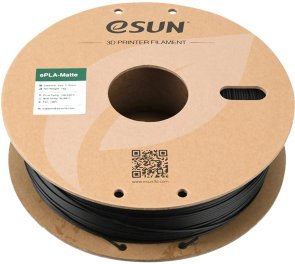 Філамент eSUN 3D ePLA-Matte Filament Matte Black (EPLA-MATTE-P175DB1)