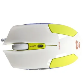 Фото: Мишка E-Blue Cobra EMS128GR біла з зеленим № 2 | KTC
