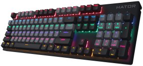 Клавіатура Hator Starfall Rainbow Origin Blue ENG/UA USB Grey/Black (HTK-609-BGB)
