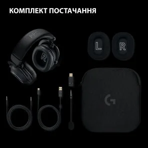 Фото: Гарнітура Logitech Pro X 2 Lightspeed Black (981-001263) № 10 | KTC