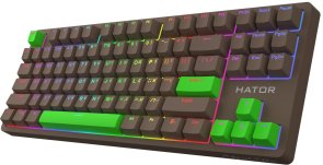 Клавіатура Hator Rockfall 2 Mecha TKL Autograph Edition Choco (HTK-527)