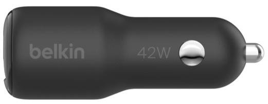 Автомобільний зарядний пристрій Belkin BoostCharge 42W Black (CCB005BTBK)