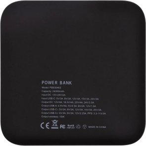 Батарея універсальна PowerPlant 24000mAh 60W/Wireless Charger Black (PB930463)