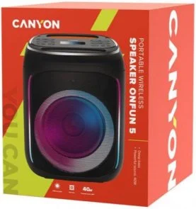 Фото: Акустика для вечірок Canyon OnFun 5 Black (CNE-PBSP5) № 5 | KTC
