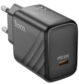 Зарядний пристрій Hoco CS22A Value Single Port 30W Black (6942007609913)