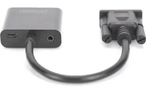Фото: Перехідник Digitus VGA / HDMI Black (DA-70473) № 2 | KTC