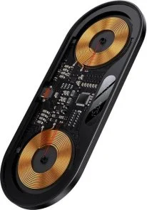 Фото: Бездротовий зарядний пристрій Baseus Digital LED Display 2in1 20W Black (WXSX010101) № 5 | KTC
