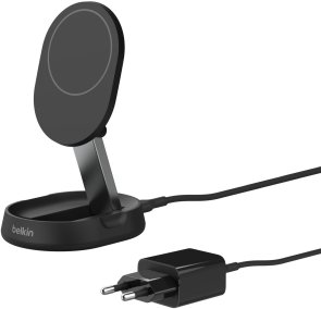 Бездротовий зарядний пристрій Belkin BoostCharge Pro Magnetic Qi2 15W Black (WIA008VFBK)