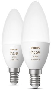 Смарт-лампа Philips Hue White and Color Ambiance E14 2pcs (929002294205)