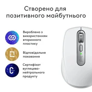 Фото: Миша Logitech MX Anywhere 3S for Mac Pale Grey (910-006946) № 10 | KTC