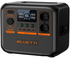 Зарядна станція Bluetti AC70P 1000W, 864Wh