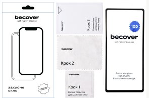 Захисне скло BeCover 10D for Google Pixel 7a - Black (711490)