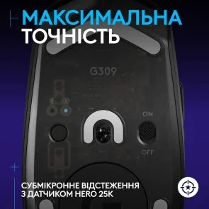 Фото: Миша Logitech G309 Lightspeed Wireless Black (910-007199) № 8 | KTC