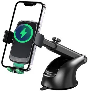 Фото: Кріплення для мобільного телефону 2E Wireless Charger Black (2E-WCQ01-10) № 2 | KTC
