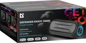 Фото: Портативна колонка Defender S1000 Black (65688) № 4 | KTC