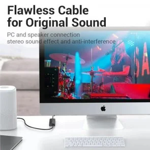 Фото: USB-хаб Vention with Sound Card Black (CHIBF) № 6 | KTC