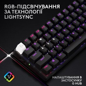 Клавіатура, комплект Logitech G Pro X 60 Lightspeed Black (920-011911)