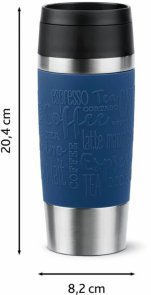 Термочашка Tefal Travel Mug Classic 360ml Blue (N2020310)