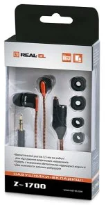 Фото: Навушники Real-EL Z-1700 Black (EL124200004) № 2 | KTC