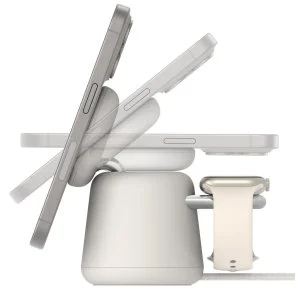 Фото: Бездротова зарядна станція Belkin 2in1 MagSafe Charge Station White (WIZ020VFH37) № 2 | KTC