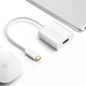 Фото: Перехідник UGREEN Type-C / HDMI White (40273) № 2 | KTC