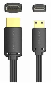 Фото: Кабель Vention v2.0 4K 60Hz HDR Dolby HDMI / Mini HDMI 1.5m Black (AGHBG) № 3 | KTC