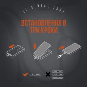 Фото: Ремінець для смартфону ArmorStandart Rope Black Tangerine with Dark holder (ARM76094) № 5 | KTC