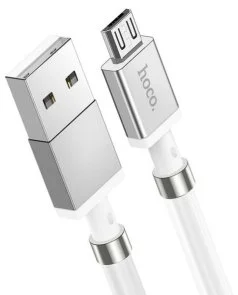Фото: Кабель Hoco U91 Magnetic 2.4A AM / MicroUSB 1m White (U91_MicroB_White) № 2 | KTC