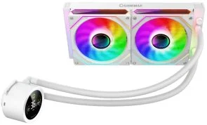 Фото: Система рідинного охолодження Gamemax IceBurg 240 Digital WH № 2 | KTC