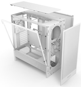 Корпус NZXT H5 Flow Compact White with window (CC-H52FW-01)