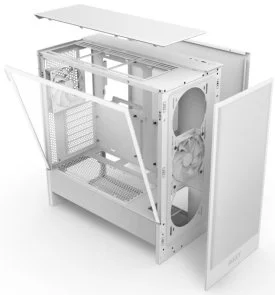 Фото: Корпус NZXT H5 Flow Compact White with window (CC-H52FW-01) № 6 | KTC