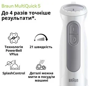 Фото: Блендер Braun MultiQuick 5 MQ 50236 M WH № 4 | KTC