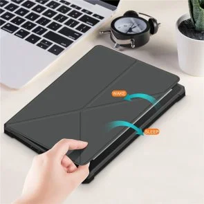 Фото: Чохол для електронної книги BeCover for Amazon Kindle Paperwhite G11 2021 - Ultra Slim Origami Gray (707221) № 3 | KTC