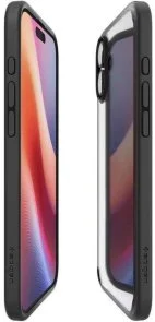 Фото: Чохол Spigen for Apple iPhone 16 - Ultra Hybrid Matte Black (ACS08201) № 5 | KTC