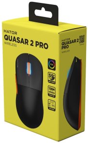 Миша Hator Quasar 2 Pro Wireless Black/Orange (HTM560BO)