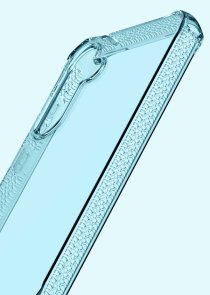 Чохол iTSkins for Samsung A55 - SPECTRUM R CLEAR Light Blue (SG55-SPECM-LBLU)