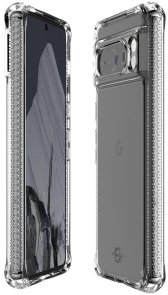 Чохол iTSkins for Google Pixel 8 Pro - HYBRID R CLEAR Transparent (GGGP-HBMKC-TRSP)