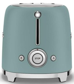 Тостер Smeg Retro Style Emerald Green Matte (TSF01EGMEU)