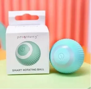 Фото: Інтерактивний м'ячик для тварин з підсвіткою PETGRAVITY Smart Rotating Ball № 7 | KTC