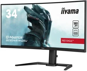 Фото: Монітор iiyama GCB3481WQSU-B1 Black - 34" VA / 3440x1440 / 180 Гц / HAS № 8 | KTC