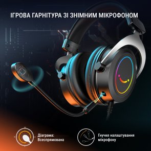 Гарнітура Fifine H3 RGB Black