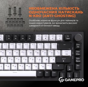  Клавіатура GamePro MK160B RGB USB Black