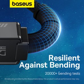 Baseus Unbreakable Series AM/Lightning 2m Black 