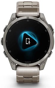Смарт годинник Garmin Fenix 8 - 47 mm Amoled Sapphire Titanium with Vented titanium bracelet (010-02904-40)